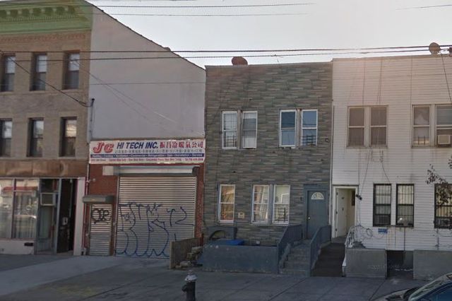 A google map street view image of the Brooklyn residential block where a man was fatally struck by a driver on Saturday night.